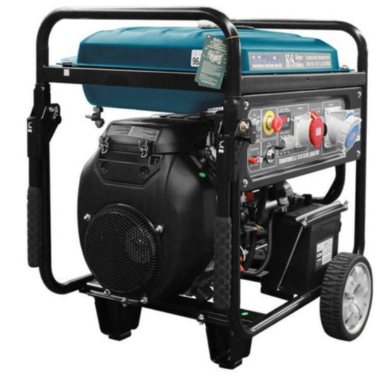 K&S Notstromaggregat 230V 400V Benzin Stromgenerator Notstromerzeuger 11,5kW ATS - Flex-Autoteile