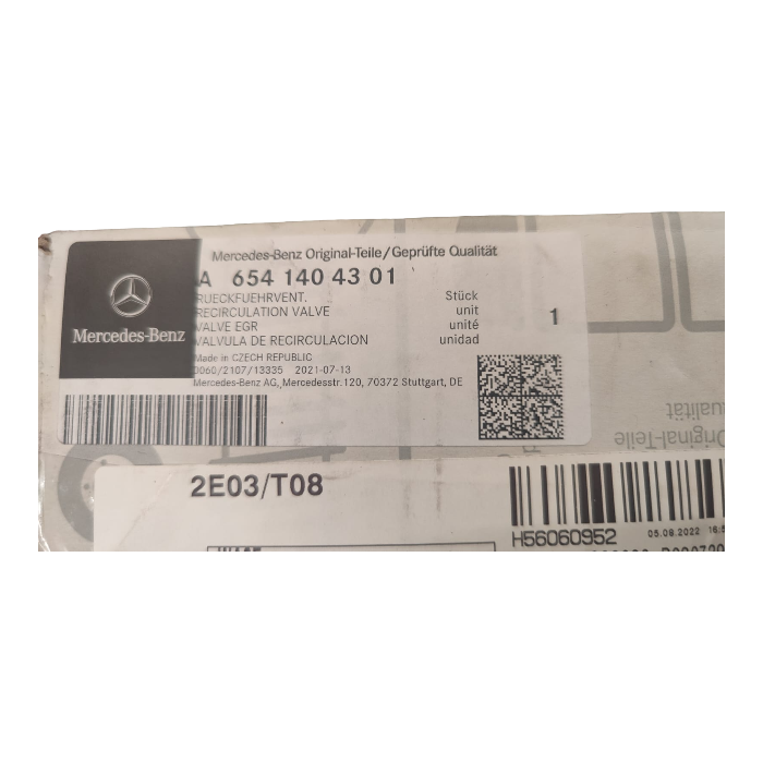 AGR Ventil Abgasrückführung für Mercedes Sprinter B907 Vito W447 E-Klasse W213