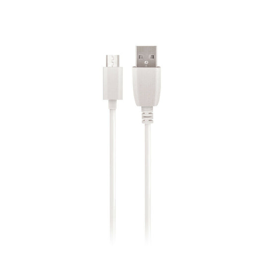 Maxlife USB Kabel 1,0m micro USB 1,0 m 3A weiß Schnellladung Smartfon Handy - Flex-Autoteile