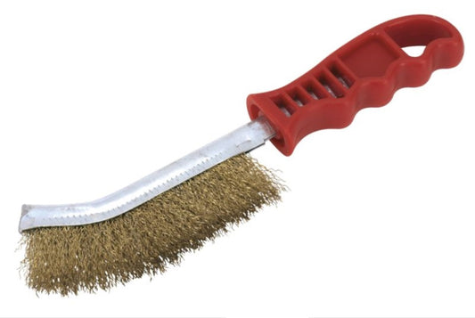Sealey WB05/R Bremssattelbürste Bremsenbürste 25cm Schmale Messingdrahtbürste