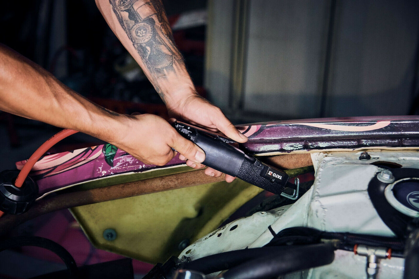 Yato YT-09955 Druckluft Säge Karosseriesäge Stichsäge Luftsäge KFZ Säge