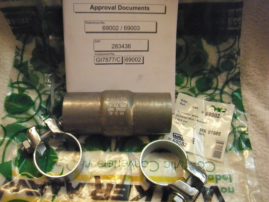 WALKER Universal Umrüstung Nachrüstung Kat Katalysator Rohrkat Benzin Ø 50mm