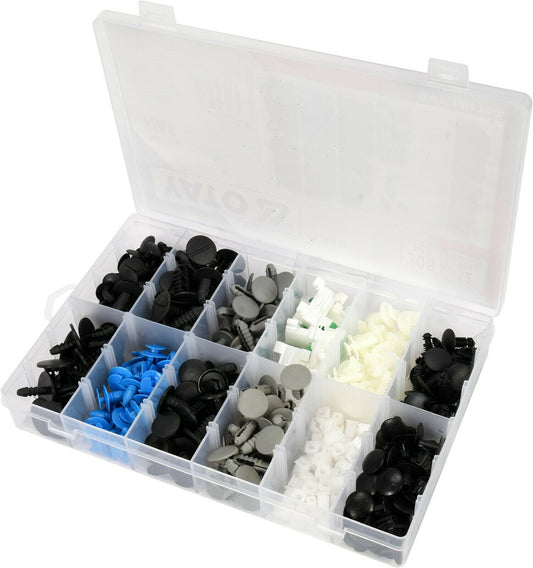 YATO YT-06654 AutoClips for Fiat replacement clips 308stk sorting box fastening clips