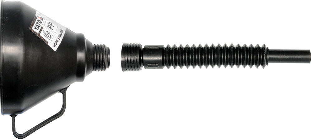 Yato YT-0692 Öltrichter Benzintrichter Einfülltrichter Kfz 2tlg 150mm Sieb