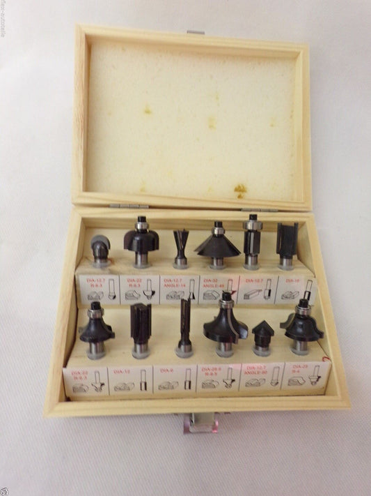 Miss Setting Setting Hm 12-part Nut milling milling cutter Set 8mm shaft Different milling cutters