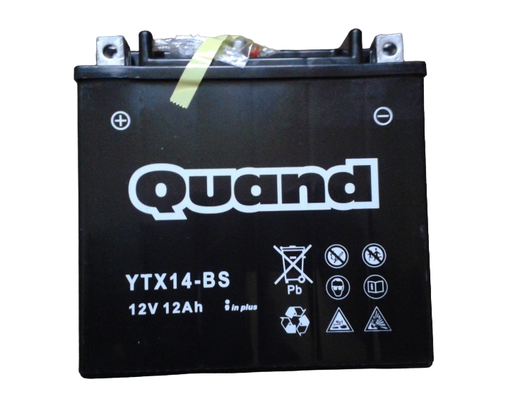 Quand YTX14-BS Motorradbatterie Batterie Motorrad 200A 12Ah Benelli Buell BMW
