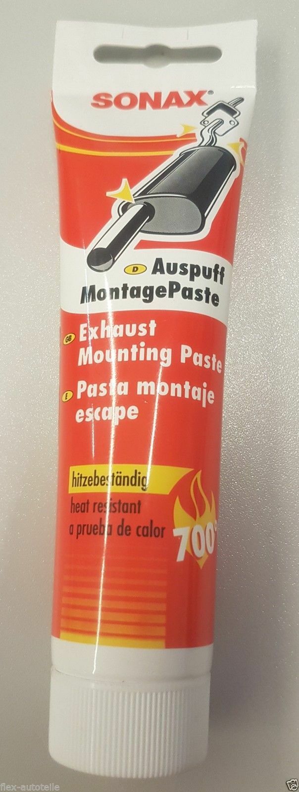 Sonax Montagepaste 170g Dichtmasse Auspuffpaste Exhaust Cement Hitzebeständig