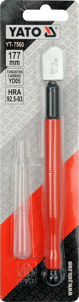 Yato YT-7560 Glasschneider Glasschneider Ölschneider Dickglasschneider 177mm