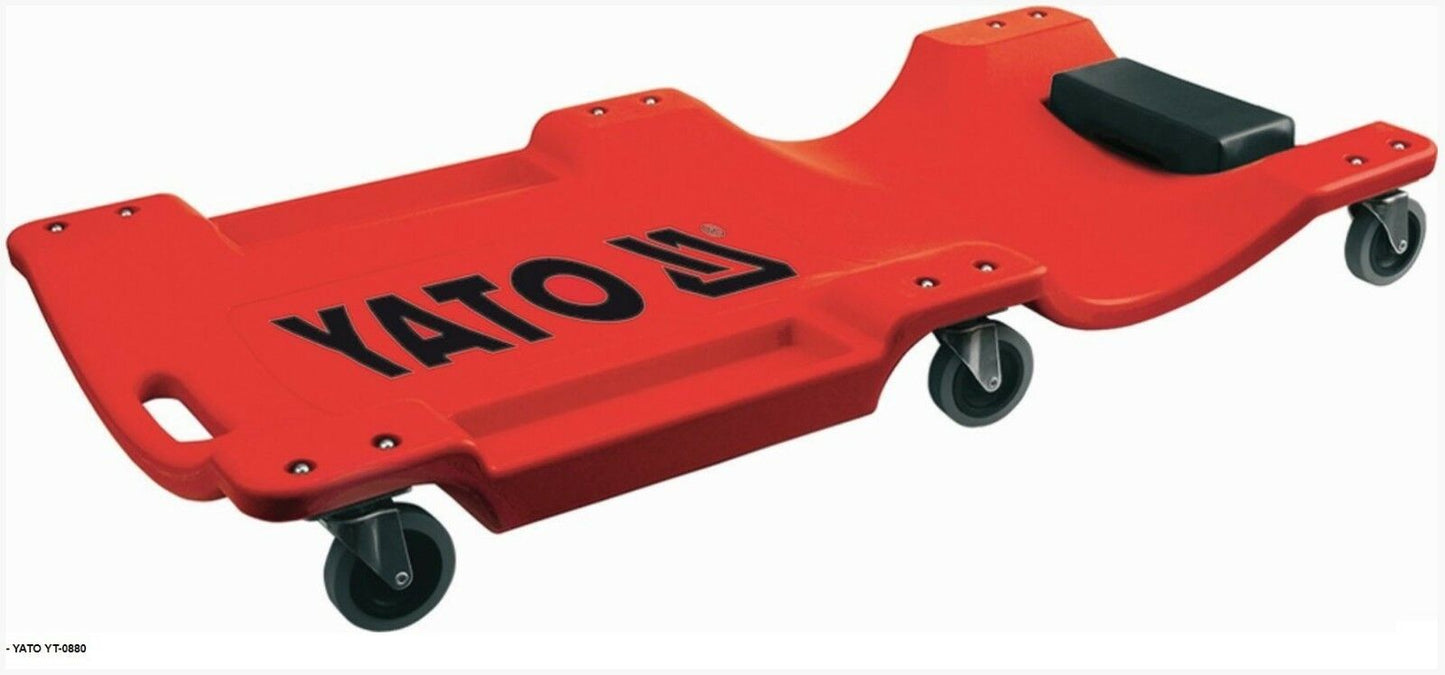 Yato Profi Werkstattliege Montageliege Montage-Rollbrett ERGONOMISCH 6 Rollen