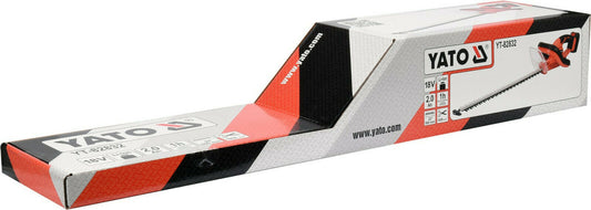 YATO YT-82832 Akku Heckenschere 18V Hecken Trimmer mit 2Ah Akku Strauch Schere - Flex-Autoteile