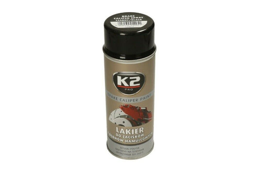 K2 Bremssattellack 400ml Spray Schwarz glänzend Thermolack 260°C Farbe hitzefest