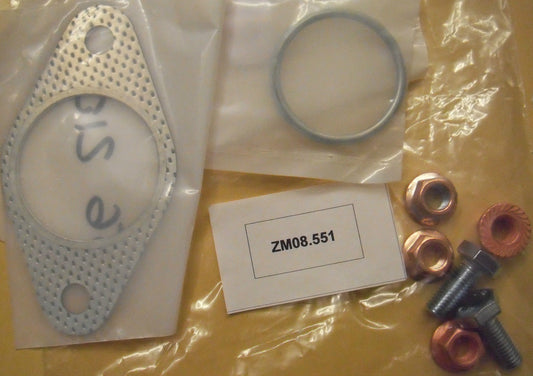 Anbausatz Hosenrohr Krümmerrohr Flexstück Ford Fiesta IV 4 Courier Kasten 1,3