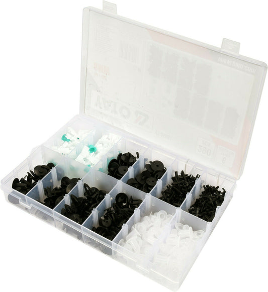 YATO YT-06661 AutoClips for BMW replacement clips 290 pc sorting box fastening clips