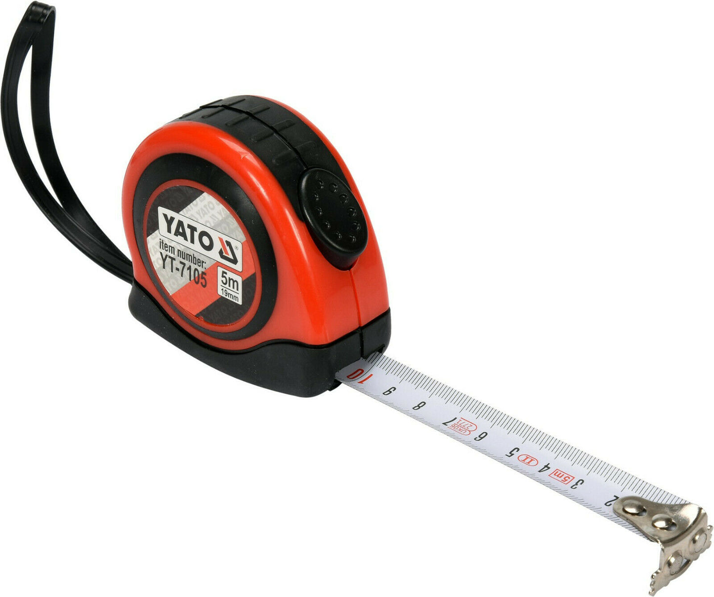 YATO YT-7105 Maßband 5M Rollbandmaß Messband Metermaß Längenmaß 19mm Magnetisch - Flex-Autoteile