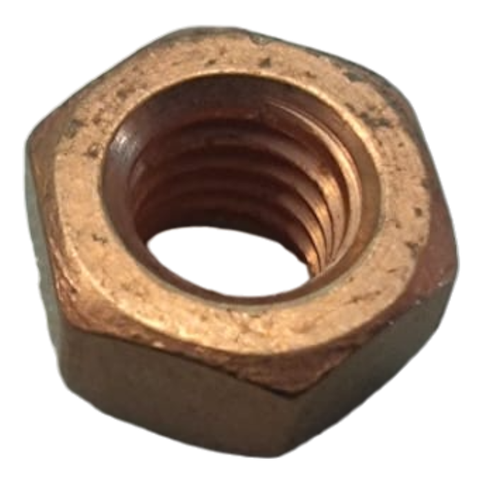 10x FA1 M6 x 1 Cu-Mutter Kupfermutter für Alfa Citroen Fiat Lancia Peugeot Iveco