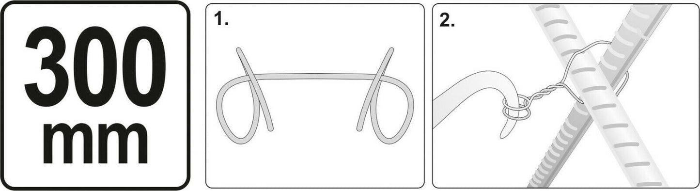 Yato YT-54233 Drillwerkzeug Drillkurbel Rödeldraht Zaun Driller Drillgerät Draht - Flex-Autoteile
