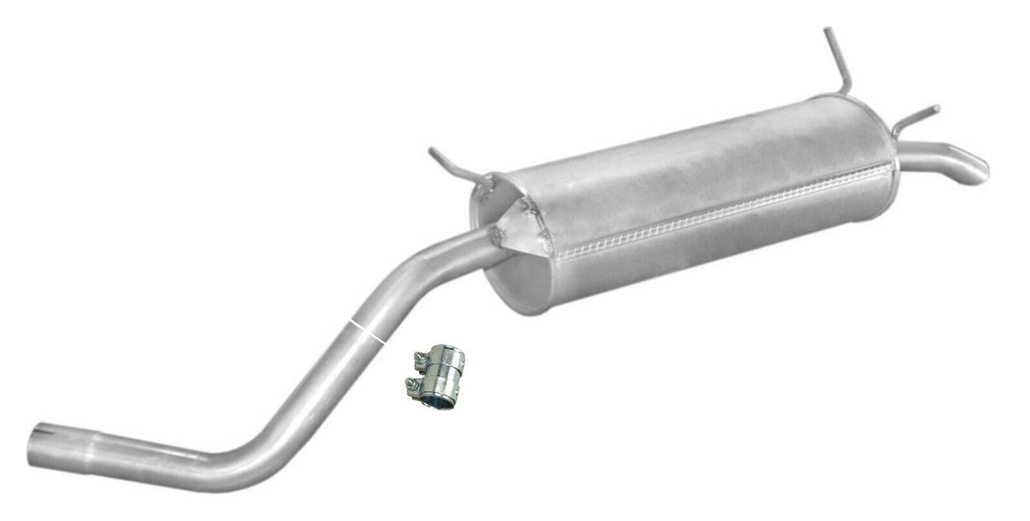 End pot after/final silencer exhaust back Renault Megane I 1.4 1.6 Grandtour