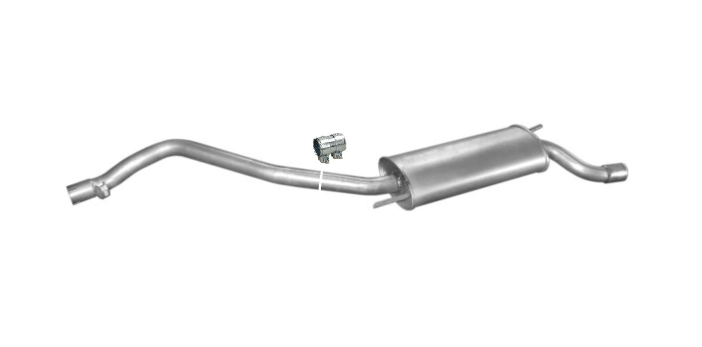 Final absorber end pot exhaust at the rear for VW Transporter IV 1.9 2.0 2.4 d TD