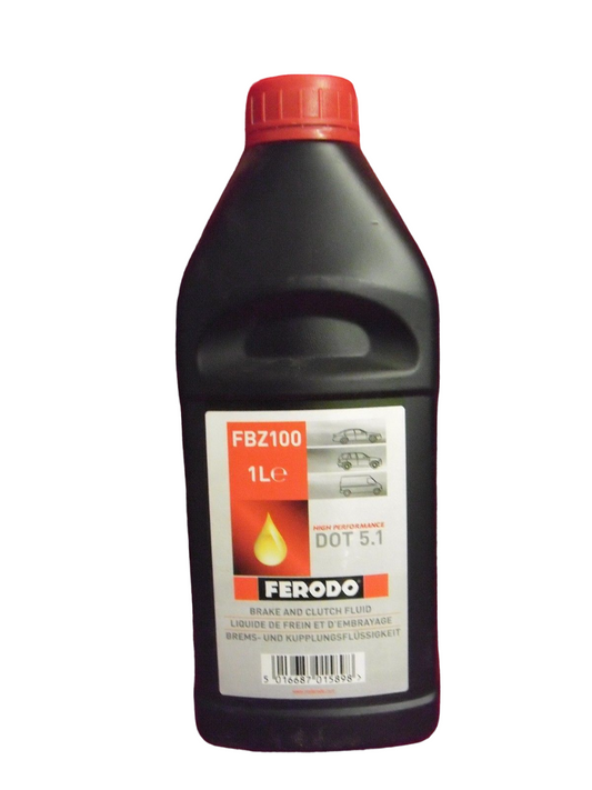 Ferodo Bremsflüssigkeit 1L DOT 5.1 für VW BMW OPEL Audi Mercedes Seat Skoda Ford