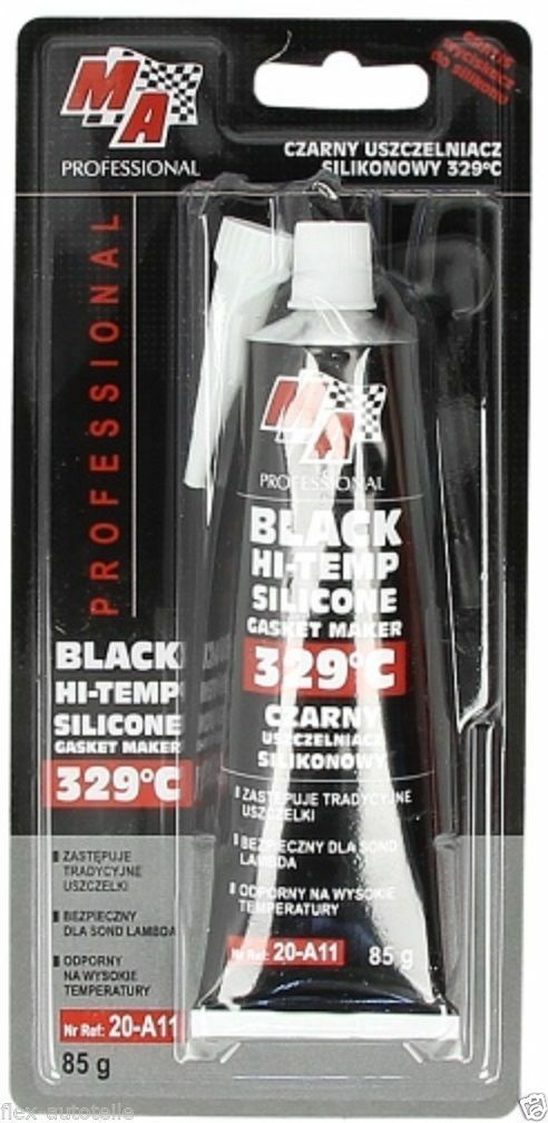 MA Professional Hi Temp 329°C Silikon Dichtmasse Abdichtung 85g Silikon Schwarz