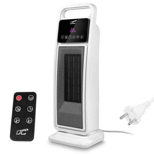 LTC elektro Heizlüfter 2kW Thermoventilator 2000W Keramikheizung Fernbedienung