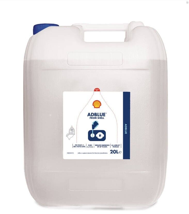 Shell AdBlue 20L mit Außgießer Harnstofflösung DIESEL für Audi BMW Diesel Abgas