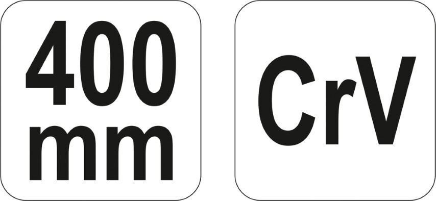 YATO YT-0808 Montierhebel Brecheisen 400mm chrom-vanadium-stahl