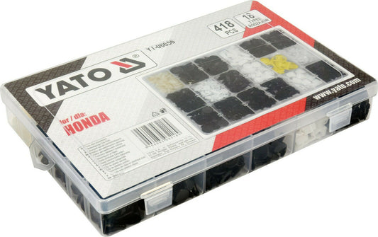 Yato YT-06654 Autoclips für Honda Ersatzclips 418St Sortierbox Befestigungsclips - Flex-Autoteile