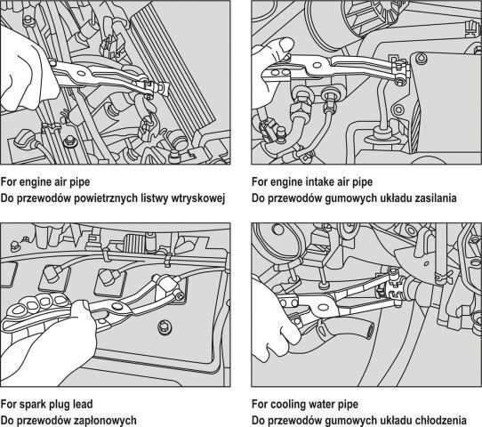 Yato YT-0645 hose clamping pliers set 2-piece. Hose clamps car car car
