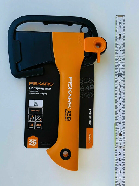 Fiskars Freizeitbeil x5 23cm Spitxt camping camping campfire mini xxs small