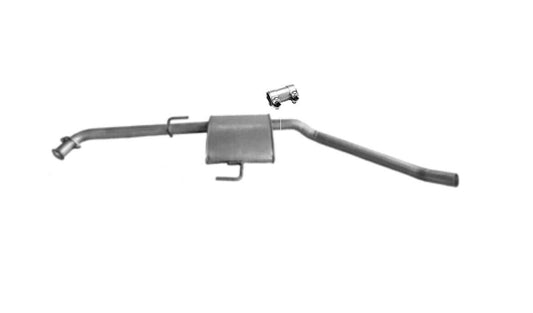 Exhaust medium sound/main silencer for Opel Omega B 2.0 16V Caravan X20SE