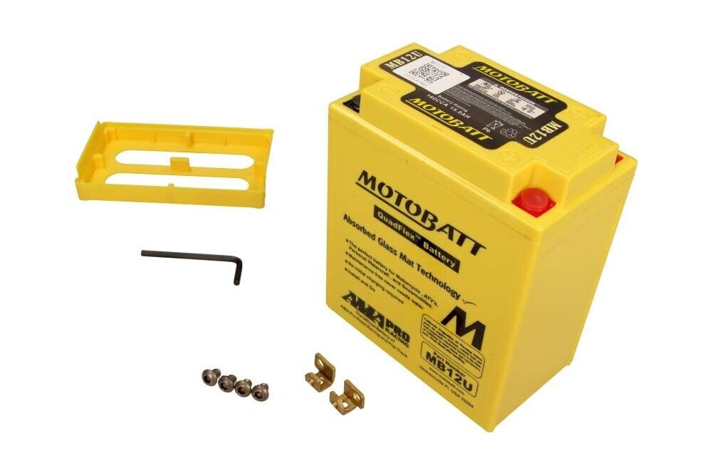 Batterie 15Ah 12V Motorradbatterie MB12U BMW F650, G650GS, HONDA CB350, CB550SC