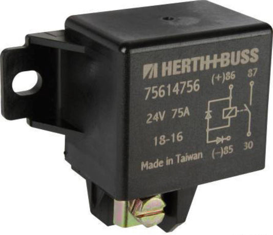 HERTH Batterie Trennrelais Bordnetz Starter 24V max 50A 0332002256 LKW Boot Jeep - Flex-Autoteile
