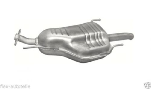 Endschalldämpfer Endtopf Auspuff hinten Opel Zafira F75 2,0 DI DTI 16V Y20DTH