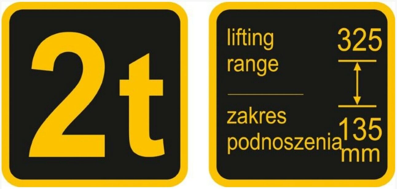 VOREL Hydraulischer Rangierwagenheber 135mm 325mm 2t Rollbar Werkstatt PKW KFZ - Flex-Autoteile