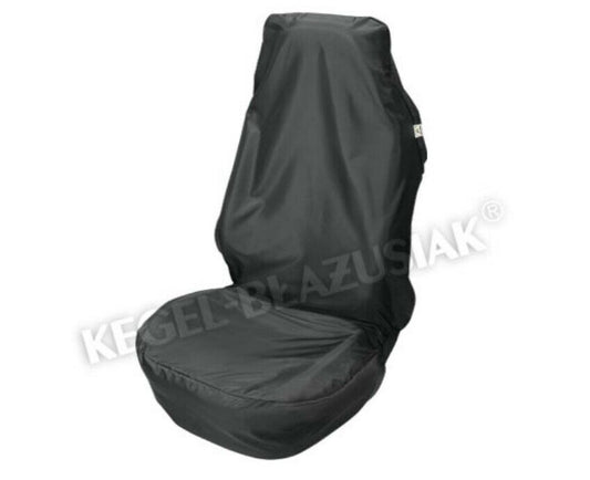 Universal PKW Kfz Sitzschoner Schonbezug Schutzbezug Autositz Schwarz Polyester - Flex-Autoteile
