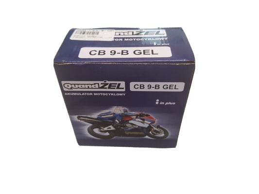 Quand GEL CB9-B Motorradbatterie Batterie 110A 9Ah für Honda KTM Piaggio/Vespa - Flex-Autoteile