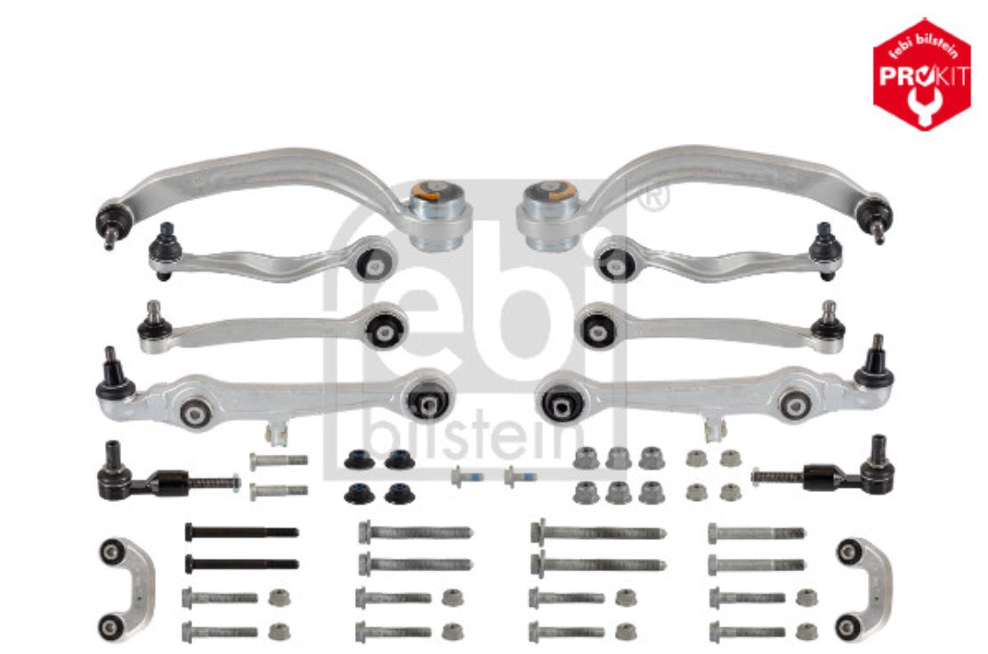 Febi Querlenker Set Rep Kit Complete for Audi A4 A6 VW Passat 1.6 1.8 1.9  2.3 - Flex car parts