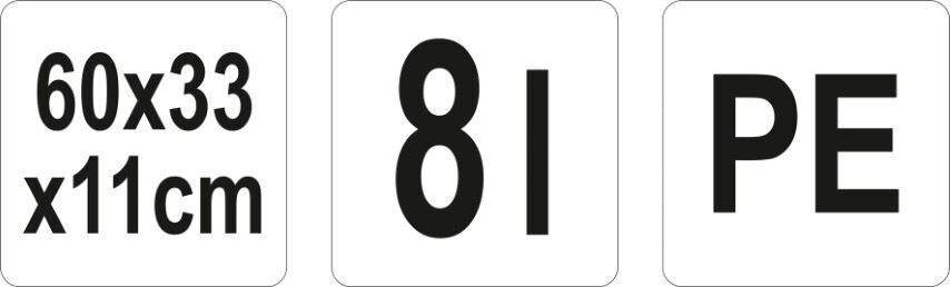 Yato YT-06995 8 liters of Ölauffanganister Oil Change Capplating Solva tanks