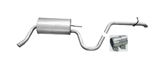 Endschalldämpfer Endtopf Auspuffanlage für Kia Ceed 1.4 1.6 CVVT LPG 2007-2012