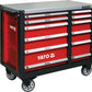 Yato workshop car xxl extra wide 12 drawer tool trolleys