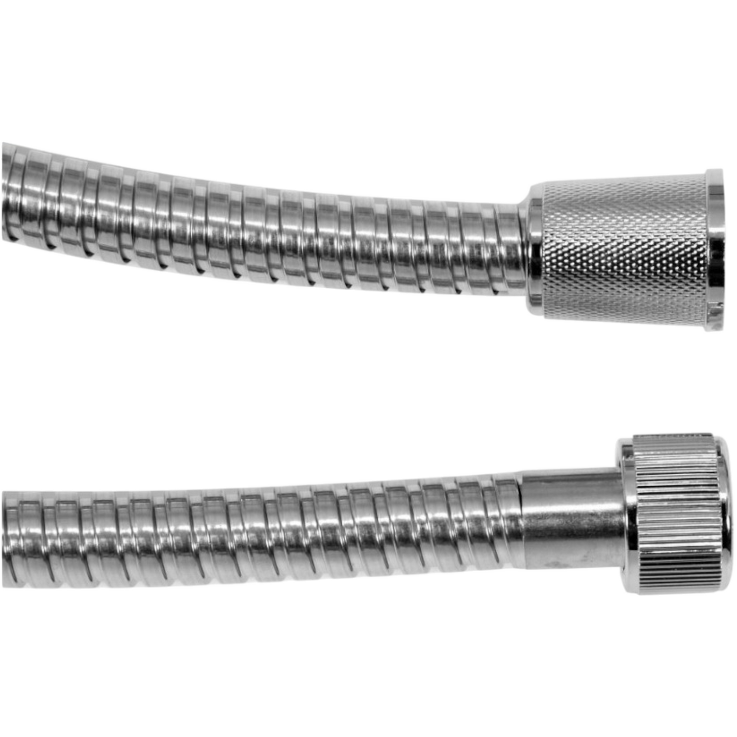 Duschschlauch Brauseschlauch 200cm Edelstahl 2,00m Chrom Standartanschluss 1/2"