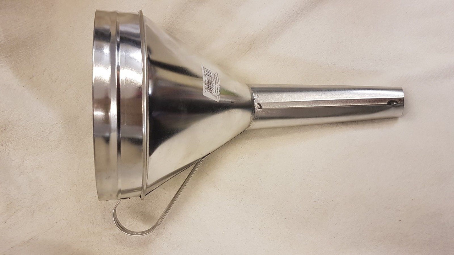 Metalltrichter Verzinkt Blech Einfüll 165mm Sieb Benzin Diesel ÖL Wasser 2cm