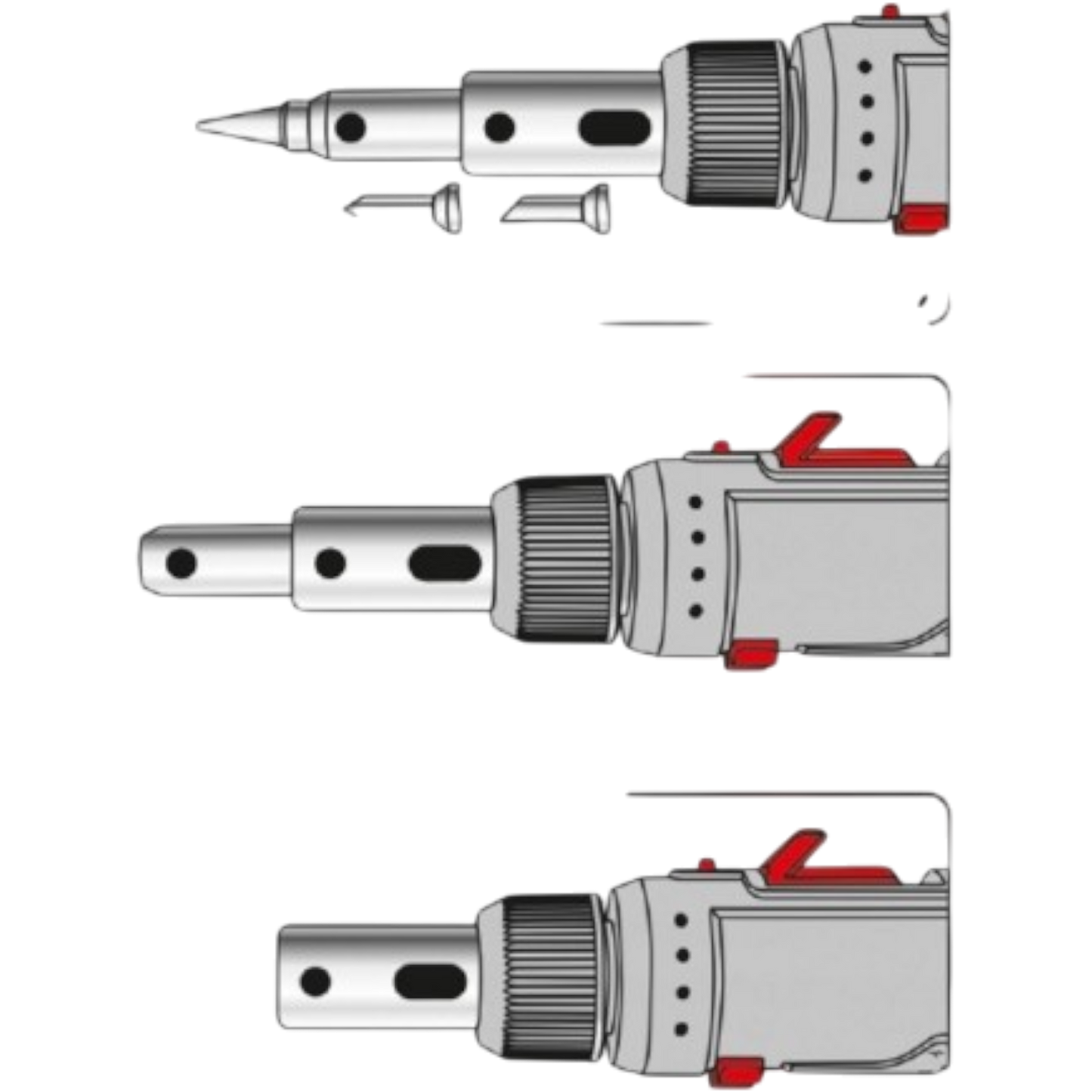 Gaslötkolben Set 450° Heißluftpistole 600° Gasbrenner 1300° 30-125W Butan Propan