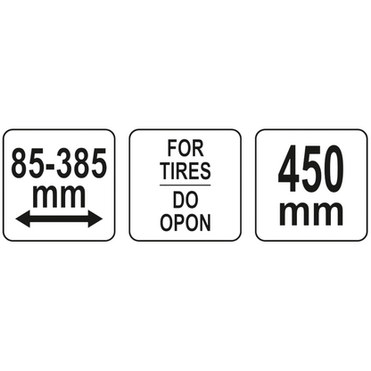 Reifenspreizer 85-385 mm Verstellbar Reifenöffner Reifenreparatur Reifenwechsel