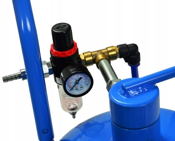 Mobiles Sandstrahlgerät tragbarer Sandstrahler Sandstrahlen 19L Maske Profi