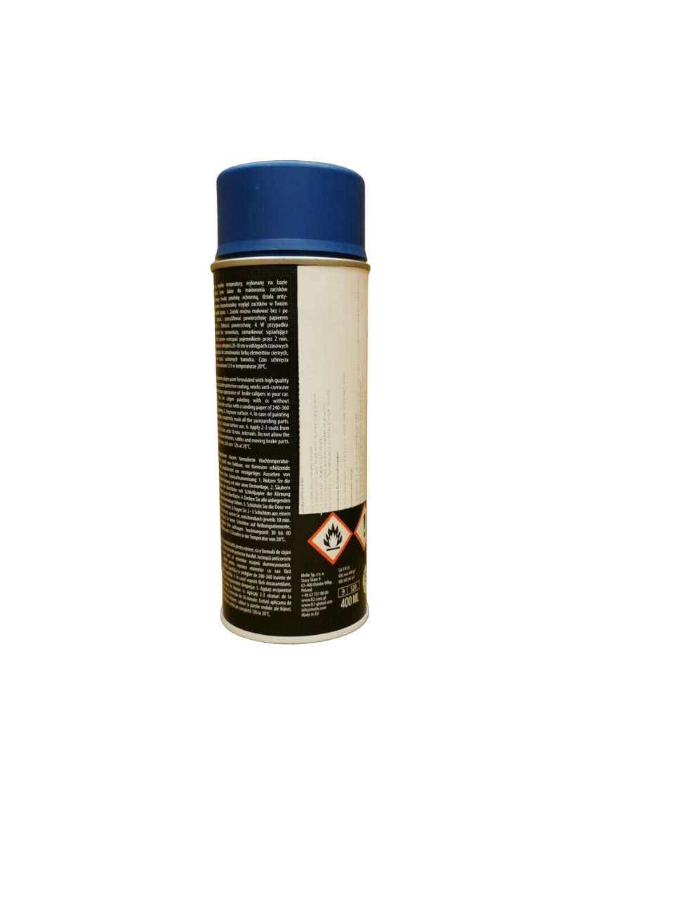 K2 Bremssattellack 0,4L Spraydose Blau glänzend Thermolack 260°C Farbe hitzefest