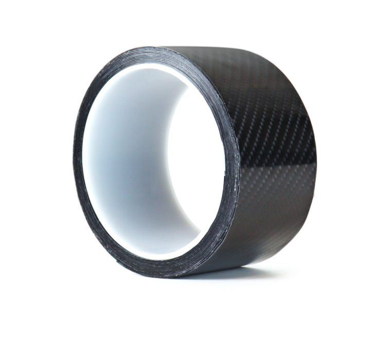 AMiO Carbon Klebeband Wärmeschutzband Schutzklebeband Schwarz 50mm 3m