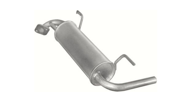 Endschalldämpfer Endtopf Auspuffanlage für Subaru Justy I 1000 1200 1984-1996