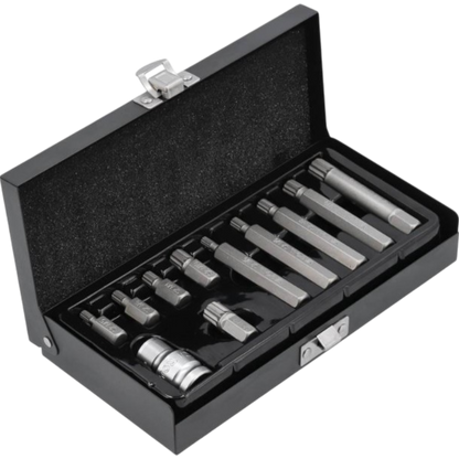 Vielzahn XZN 12-Kant Bit SPLINE Stecknuss Steckschlüssel M5 M6 M8 M10 M12 11tlg